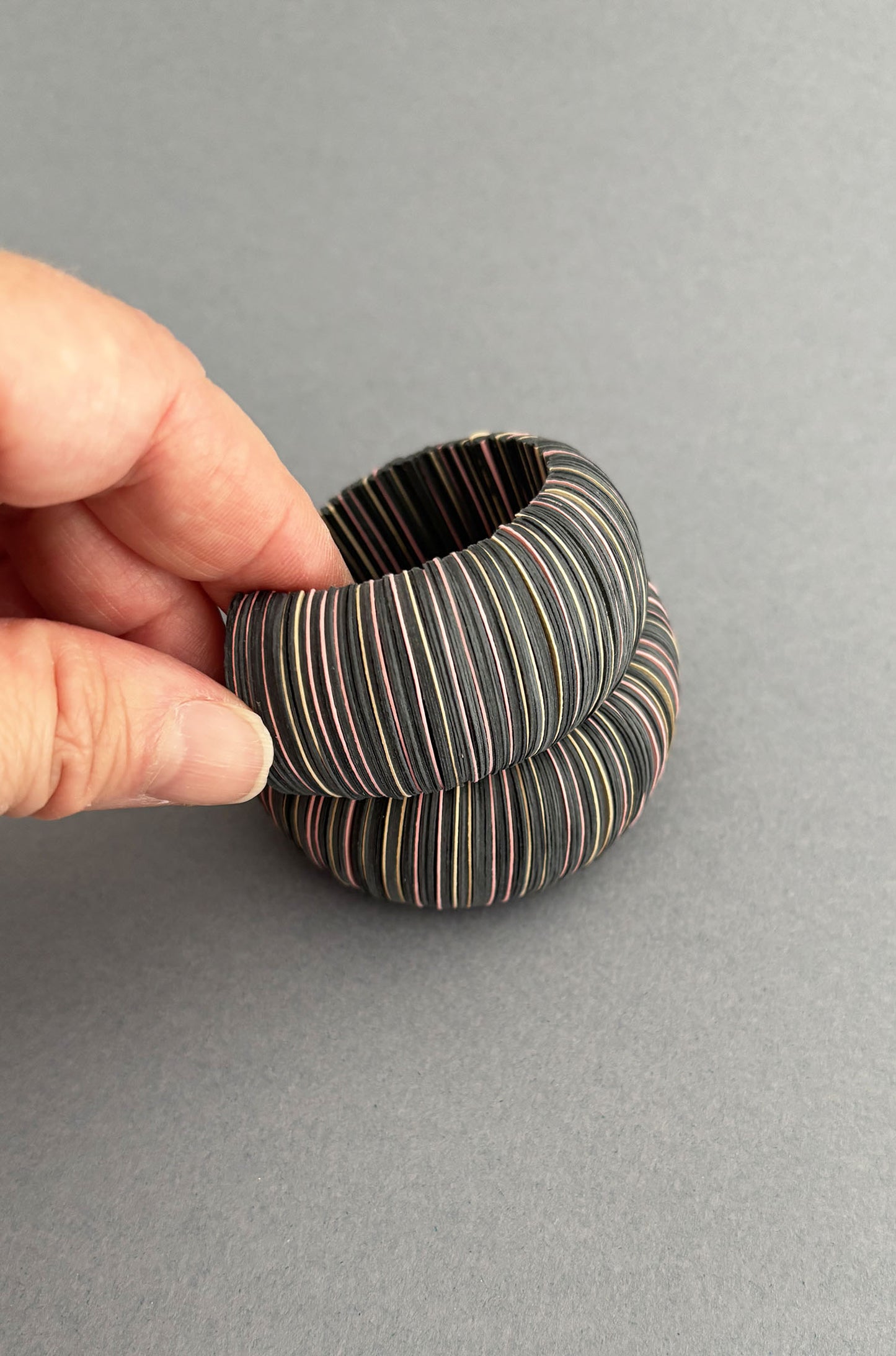 Bracciale a fascia di carta grigio scuro - Verde Alfieri