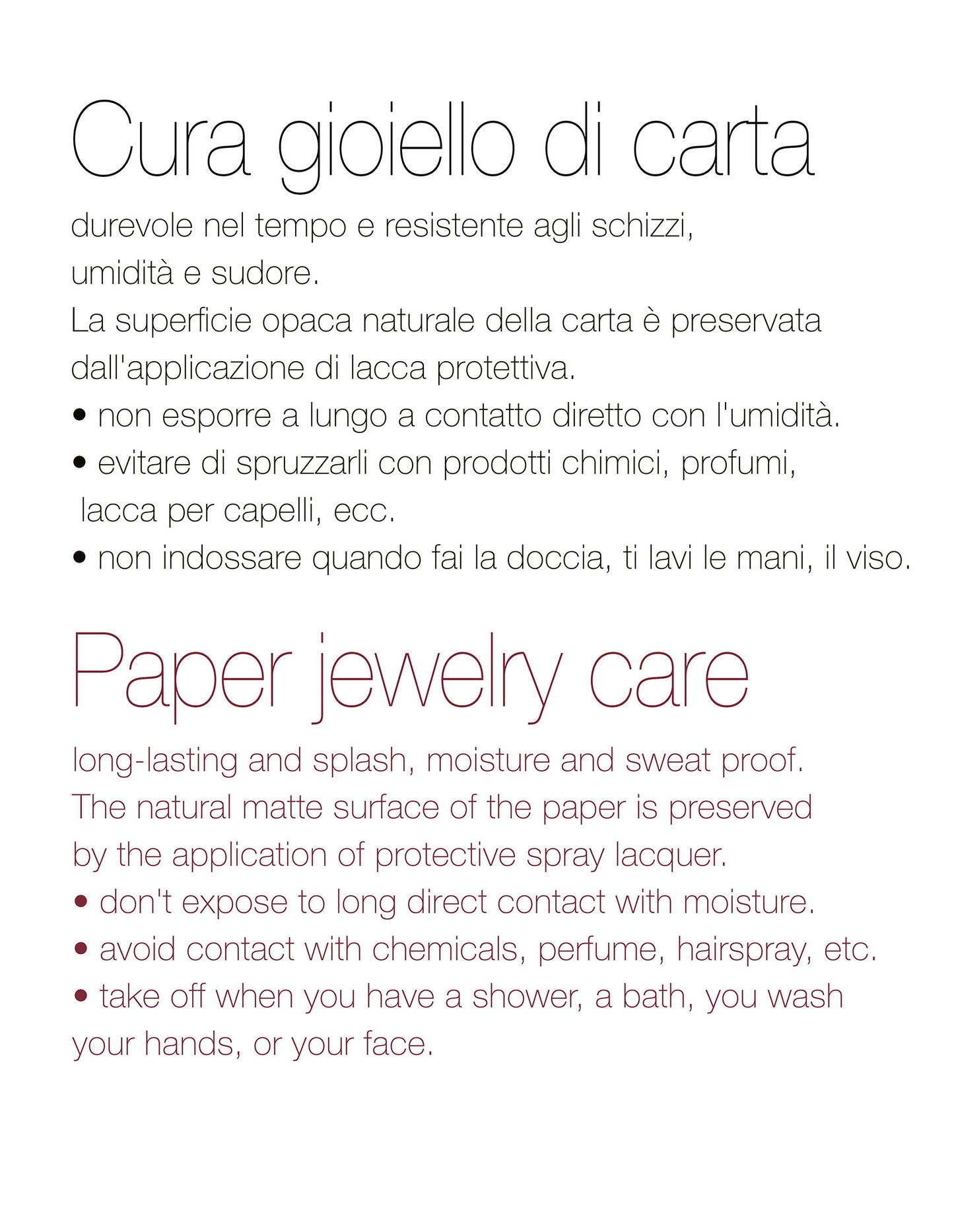 Tre nodi, collana di carta lunga multicolore - Verde Alfieri